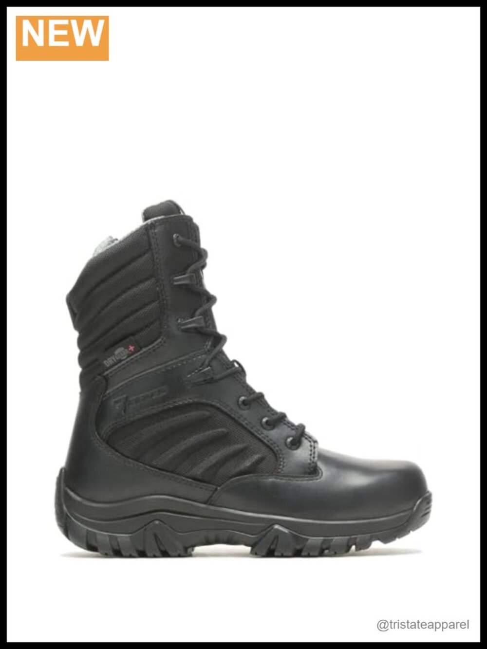 Tactical Combat Boot with Waterproof DRYGuard+ Leather Zip Boot